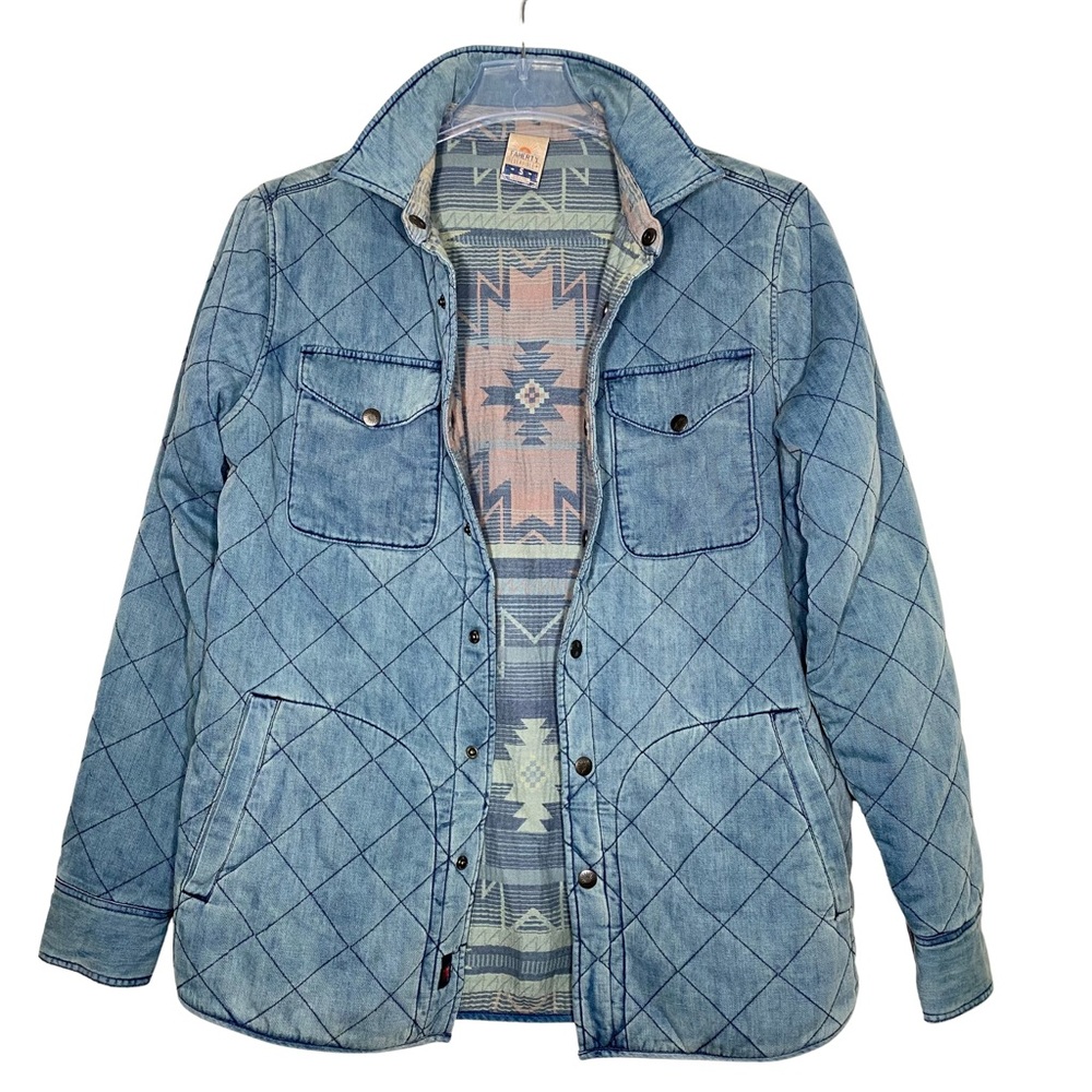 Faherty - Bondi Reversible Quilted Shirt Jacket- Small, Unisex